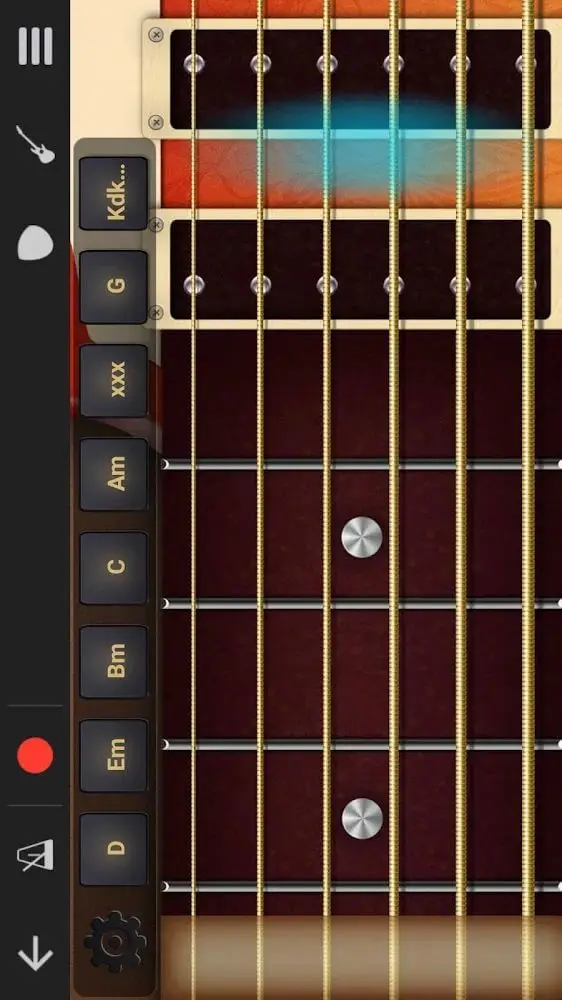 Screenshot of the Walk Band app