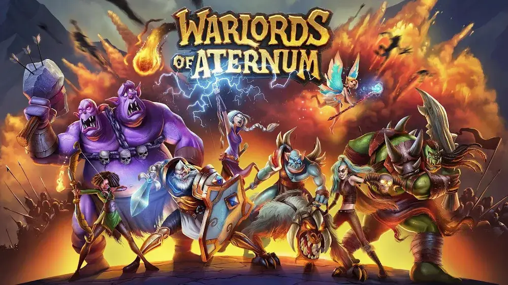 Screenshot of the Warlords of Aternum game