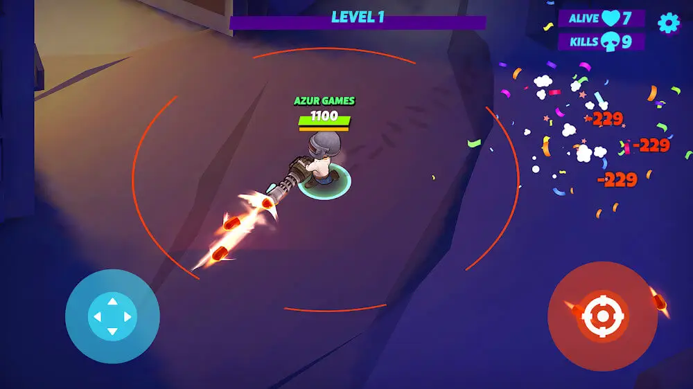 Screenshot of the Warriors.io game