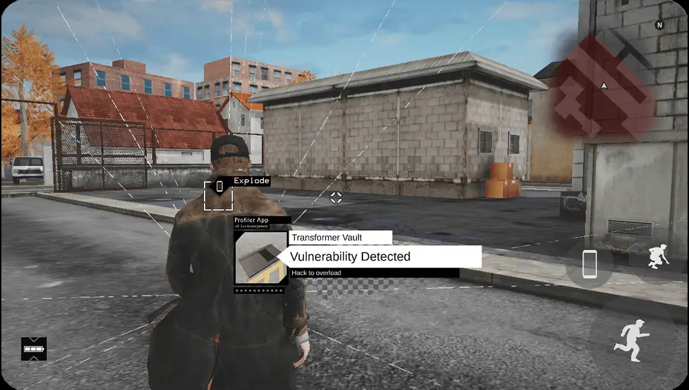 Screenshot of the WatchDogs Android game