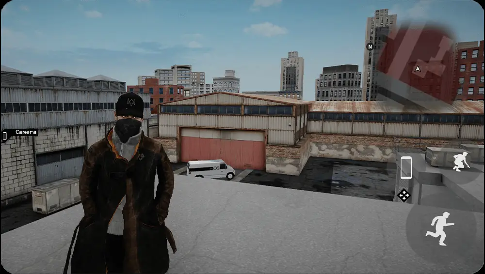 Screenshot of the WatchDogs Android game