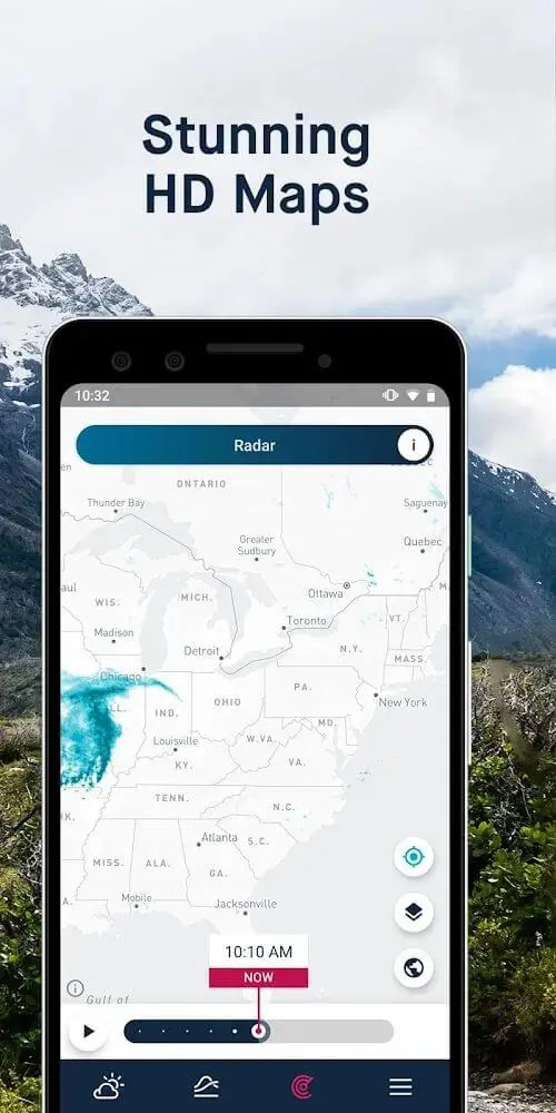 Screenshot of the WeatherPro game