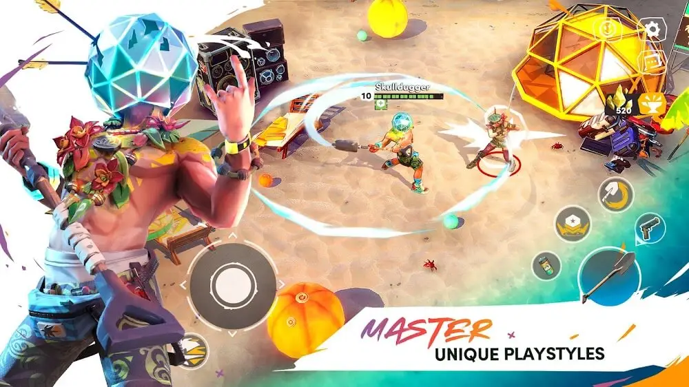 Screenshot of the Wild Arena Survivors game