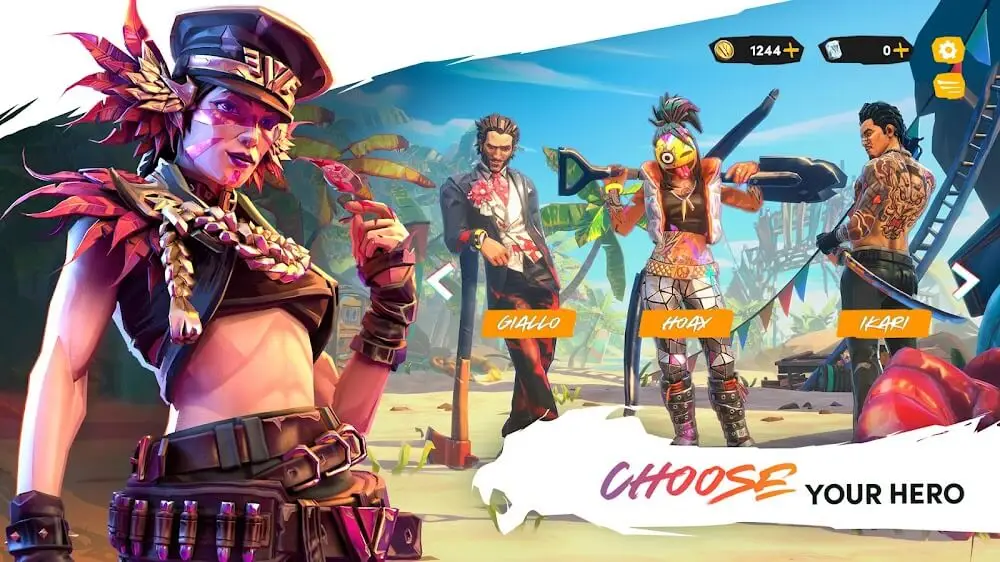 Screenshot of the Wild Arena Survivors game