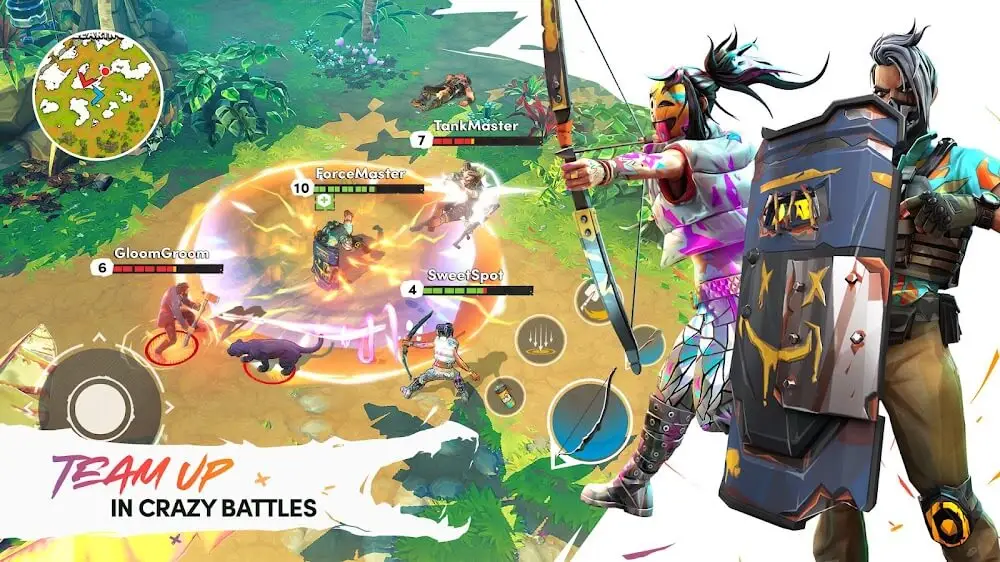 Screenshot of the Wild Arena Survivors game