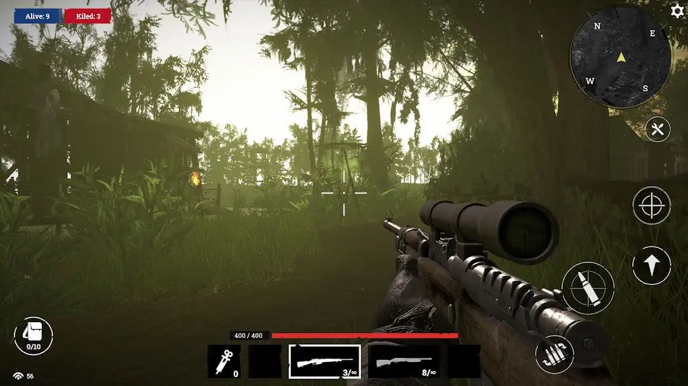 Screenshot of the Wild West Survival game