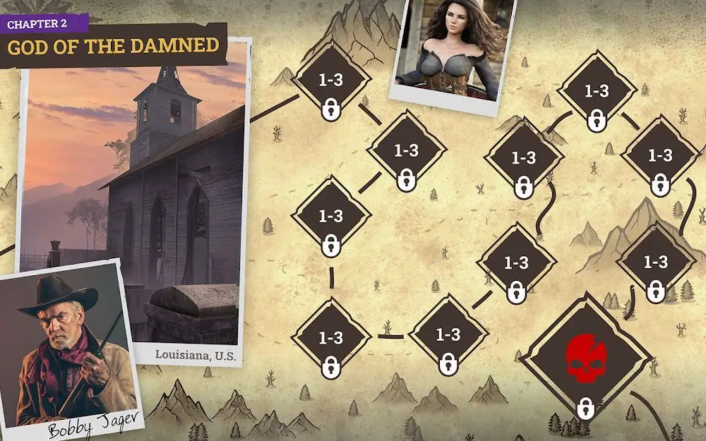 Screenshot of the Wild West Survival game