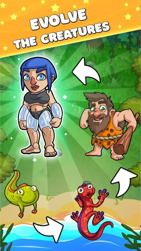 Screenshot of the World EverMerge Clicker app
