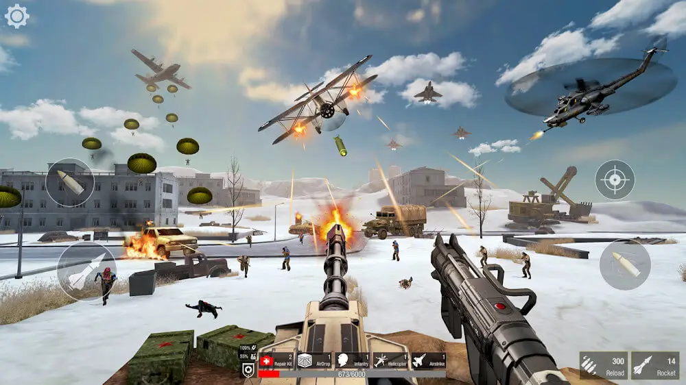 Screenshot of the World War: Fight For Freedom game