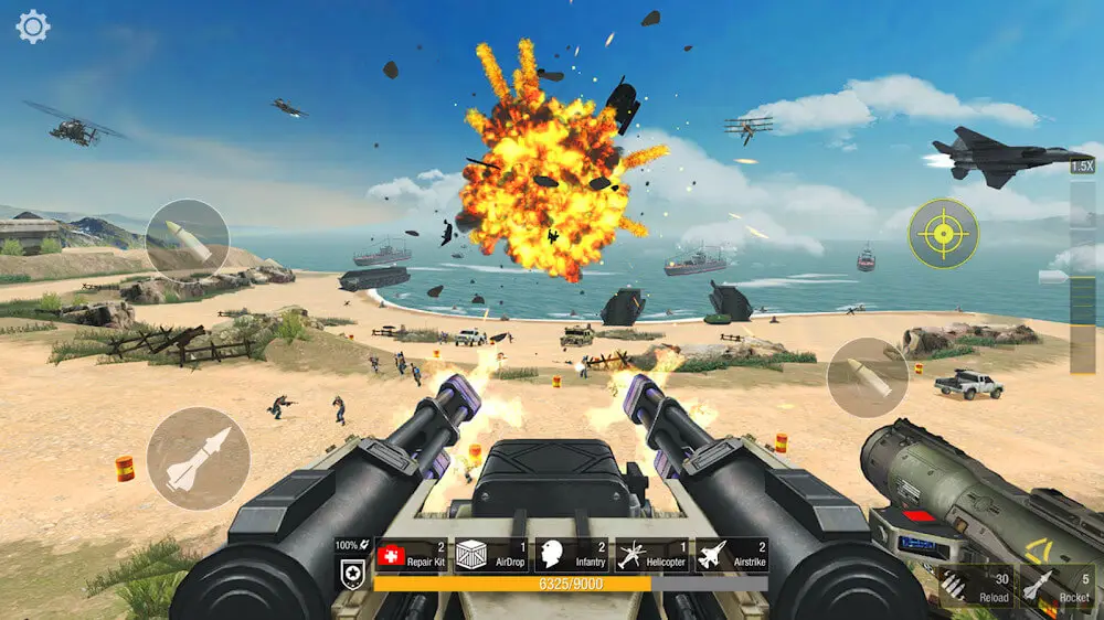 Screenshot of the World War: Fight For Freedom game