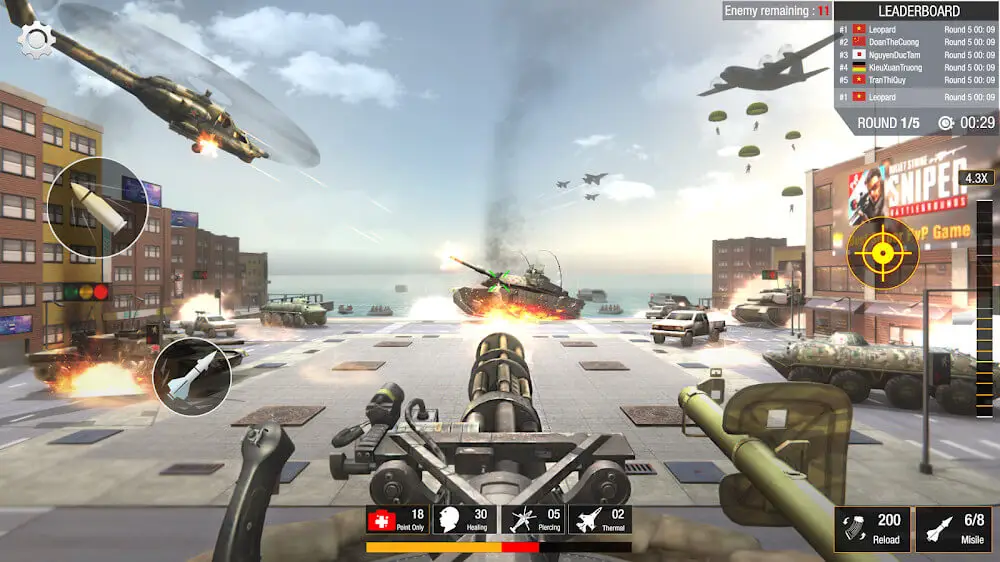 Screenshot of the World War: Fight For Freedom game