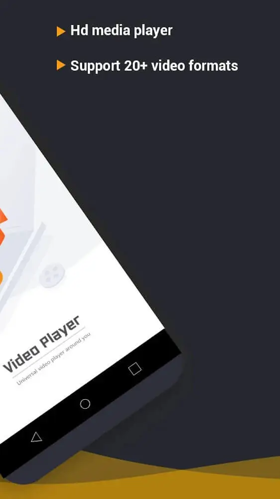 Screenshot of the XVideoPlayer app