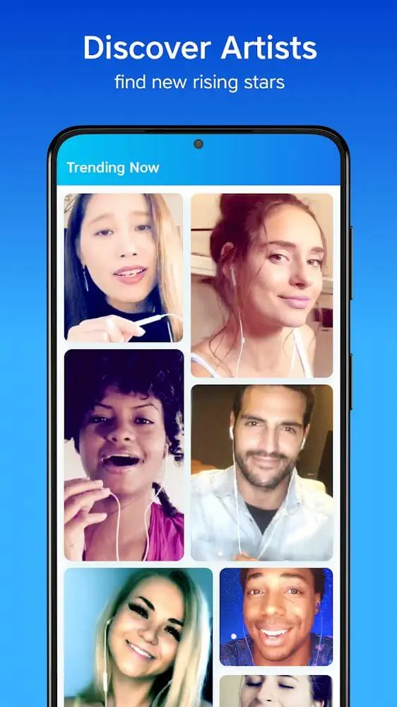 Screenshot of the Yokee Karaoke app