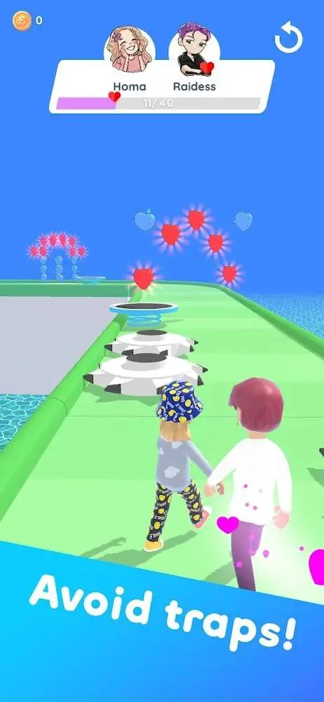 Screenshot of the Yolo Run app