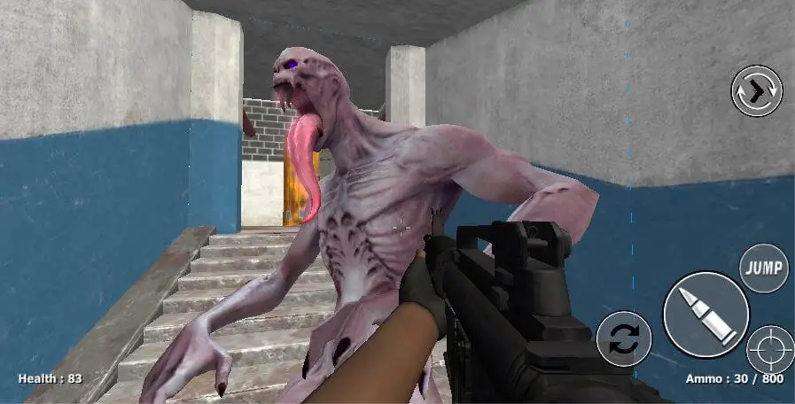 Screenshot of the Zombie Evil Kill 7 game