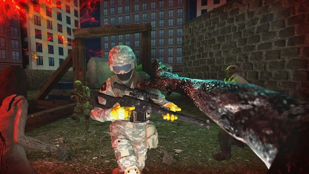 Screenshot of the Zombie Top - Online Shooter game