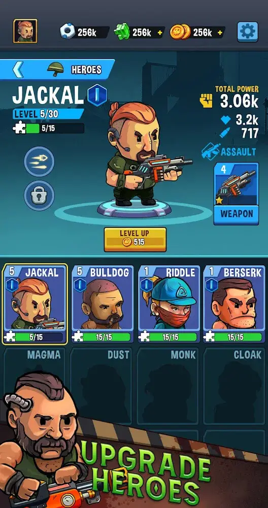 Screenshot of the Zombie idle: City defense app
