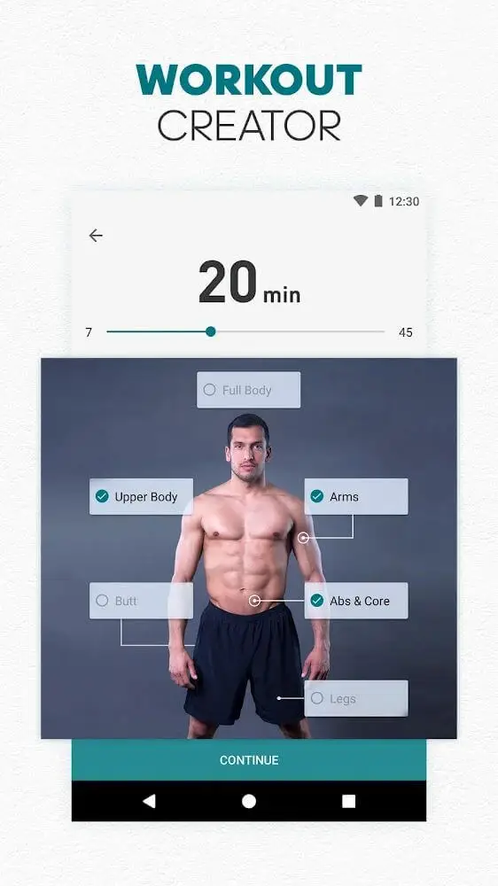 Screenshot of the adidas Training app app
