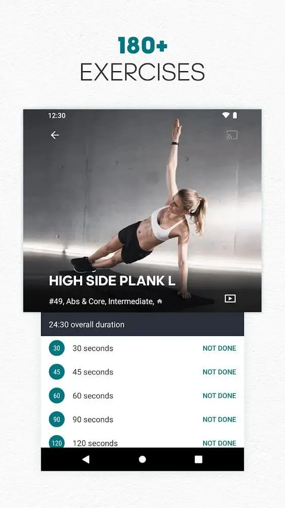 Screenshot of the adidas Training app app