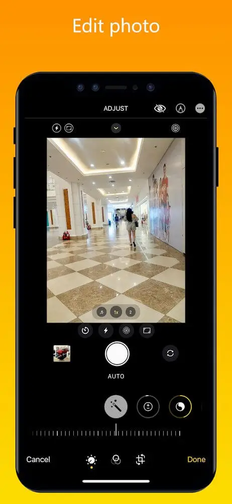 Screenshot of the iPhoto - Gallery iOS 16 app