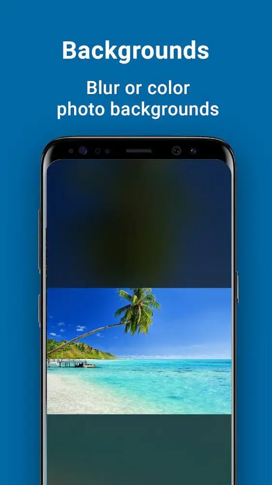 Screenshot of the pixFolio app