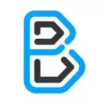 Lineblack – Blue icon Pack application logo